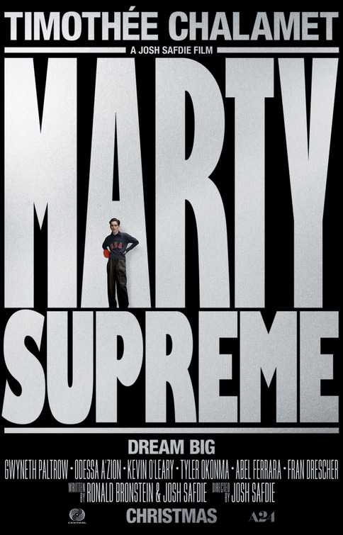 Marty Supreme poster